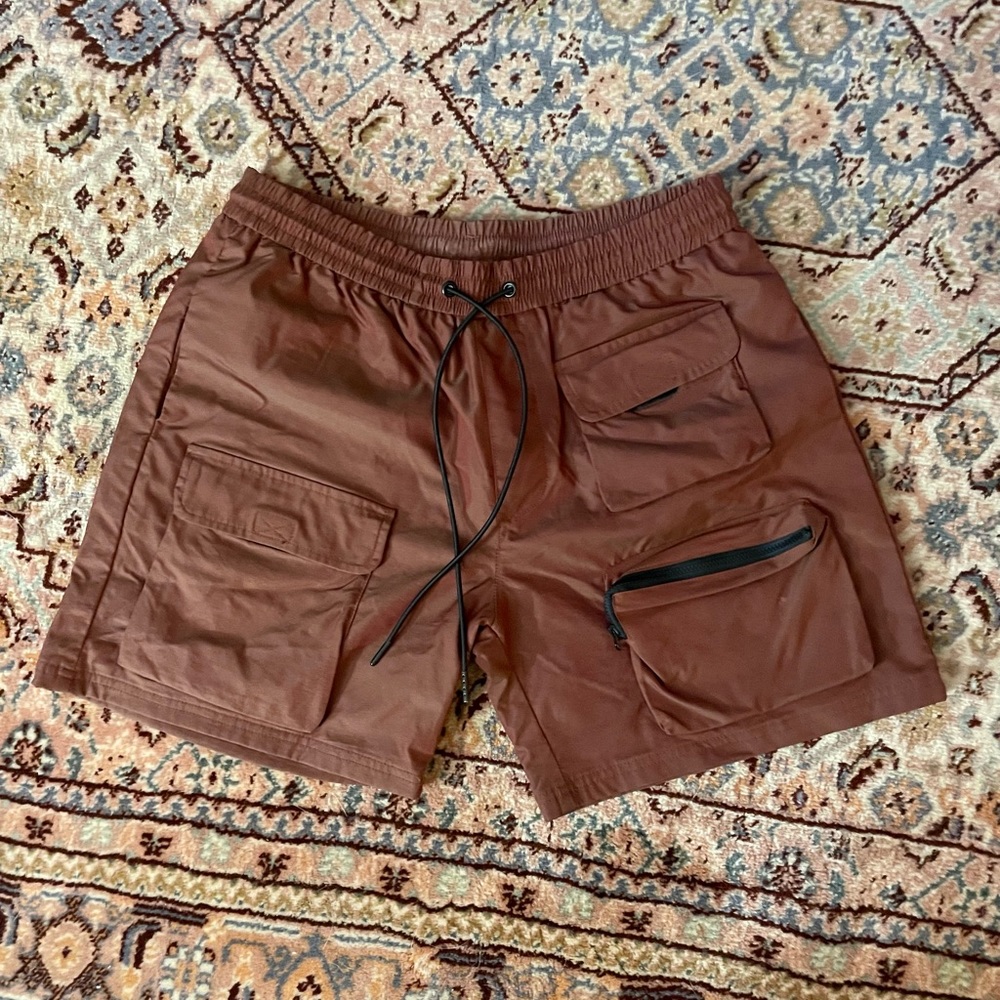 Richie Le Collection Iridescent Cargo Shorts